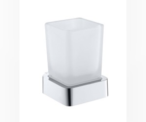 Стакан для зубных щеток Bemeta Solo 139110012 7.5 x 9.1 x 10.1 см, хром