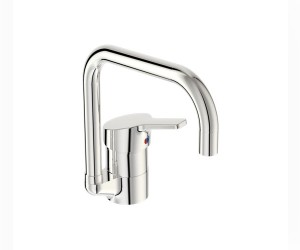 Смеситель Vidima ФОРМ (FORM) BA070AA для кухонной мойки, поворотный R-излив, хром