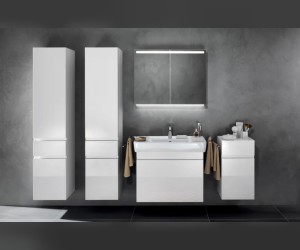 Тумба под раковину Geberit Renova Plan 869500000, 98,8 см, цвет белый глянцевый