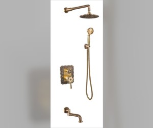 Душевая система ZorG Antic A 104DS-BR, бронза