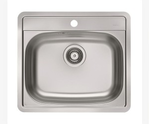 Мойка кухонная Alveus MORE 10 NAT-90 560 x 500 1106813 с сифоном