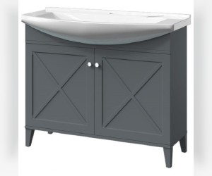 Тумба под раковину Caprigo Aspetto Torino 34614 105 см, цвет TP-810 графит