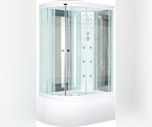 Душевая кабина Niagara NG-710S L/R, асимметричная, с баней, 120 x 80 см