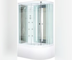 Душевая кабина Niagara NG-710S L/R, асимметричная, с баней, 120 x 80 см