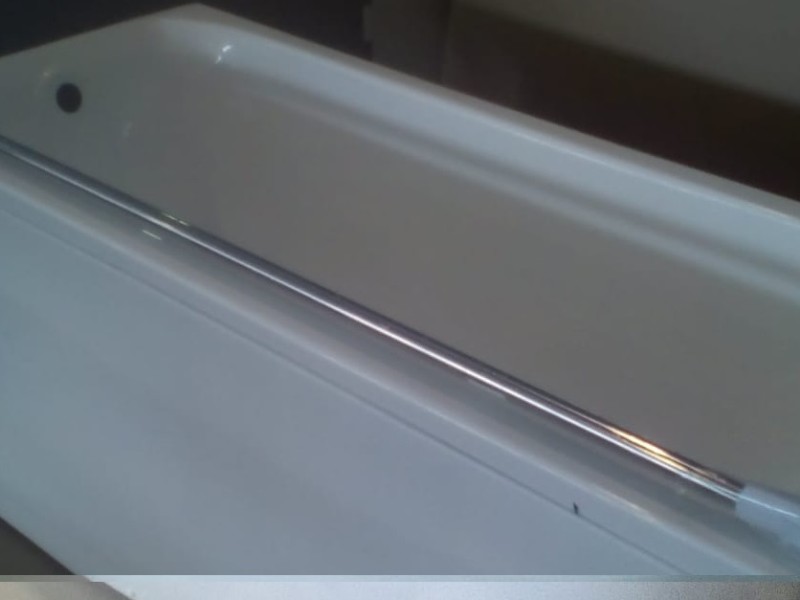 Карниз прямой Aquatek 150 см 4660043200582 для прямоугольных ванн