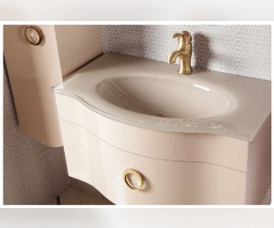 Тумба под раковину Caprigo Nokturn 100 1314, цвет TP-800 магнолия