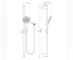 Душевой гарнитур Ideal Standard Idealrain B1763AA