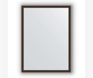 Зеркало в багетной раме Evoform Definite BY 0641 58 x 78 см, витой махагон