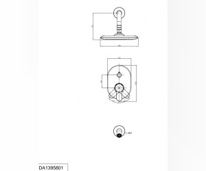 Душевая система D&K Rhein Marx DA1395801 для ванны и душа
