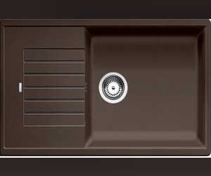 Мойка кухонная Blanco Zia XL 6S Compact, цвет темно-коричневый (523282)