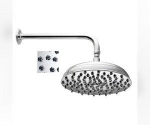 Верхний душ Nicolazzi Classic 5703 CR 30, d-300 мм, 1 режим струи, с держателем, хром