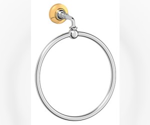 Полотенцедержатель 3SC Stilmar STI 110 кольцо, 21 см, хром, золото