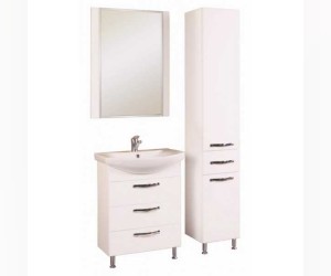 Шкаф-колонна Акватон Ария Н 1243-94 бордо темный