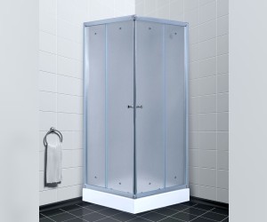 Душевой уголок Timo TL-9002 F Fabric Glass, стекло матовое, 90 х 90 х 200 см