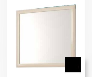 Зеркало Vod-ok Аделина 80 см, цвет черный