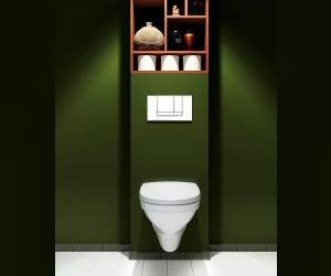 Инсталляция Gustavsberg EASYmont 92211468 для унитаза с крепежом и кнопкой смыва, белая