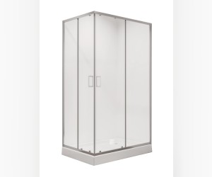 Душевой уголок Niagara Nova 120 х 90 см, профиль хром, стекло прозрачное, NG-6611-08