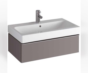 Тумба под раковину Geberit iCon 840277000, 75 см, цвет платиновый