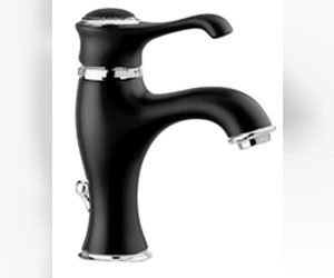 Смеситель для раковины Emmevi Harmony 22003NC, черный/хром