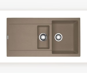 Мойка Franke MARIS MRG 651, 114.0313.272, гранит, установка сверху, оборачиваемая, цвет миндаль, 97*50 см