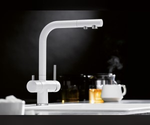 Кухонный смеситель Blanco Fontas II Silgranit 525142 под фильтр питьевой воды, жасмин