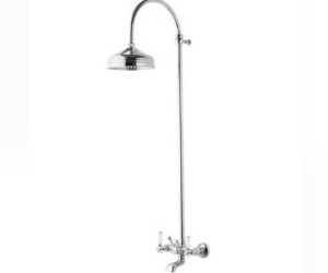 Душевая система Bandini Antica 663720PN06, ручки металлические Antica, никель