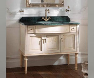 Комплект мебели Labor Legno MILADY Composizione MIL 105, бежевый антиквариат с декором/бронза, 105 см