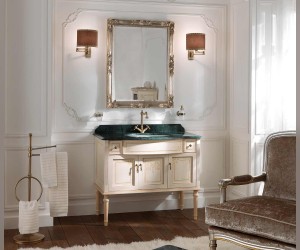 Комплект мебели Labor Legno MILADY Composizione MIL 105, бежевый антиквариат с декором/бронза, 105 см