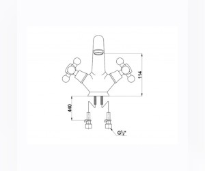 Смеситель Timo Aviator 0071F chrome для раковины
