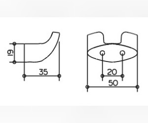Крючок Keuco Edition Palais 40015 010000