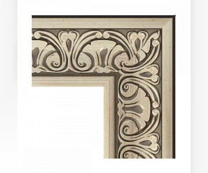 Зеркало с гравировкой в багетной раме Evoform Exclusive-G BY 4252 80 x 135 см, барокко серебро