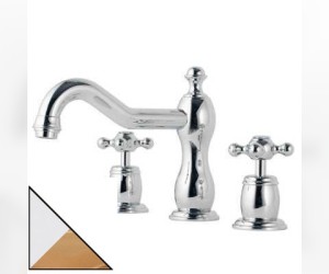 Смеситель Bandini Antica 606940KO06 для ванны, хром/золото