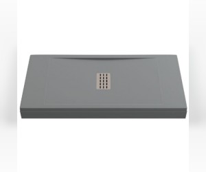 Поддон литьевой Bas Flow 120 x 90 см, ЛП00104, серый (cement grey)