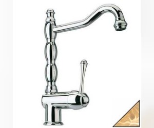 Смеситель Bandini Antico 857620ZZ00 для кухни, цирконий/ручка керамическая Antico