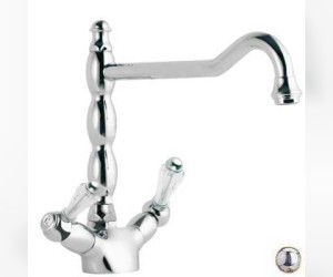 Смеситель Bandini Antica 547820KO06 для кухни, хром/золото