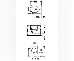 Биде Duravit Starck 2 0263150 подвесное