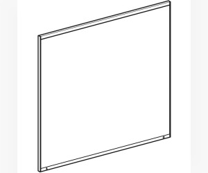 Зеркало Geberit Option Plus, 75 х 70 см, со светодиодной подсветкой, 501.072.00.1