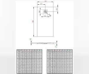 Поддон для душа Radaway Kyntos F, 210 x 70 см, прямоугольный, HKF21070-54