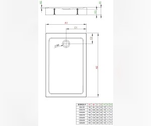 Поддон для душа Radaway Doros F, 140 x 80 см, прямоугольный, SDRFP1480-05