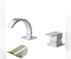 Смеситель Bandini Ice Cube 2 7529200003LW для биде, хром/ручка венге