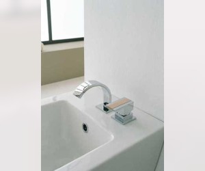 Смеситель Bandini Ice Cube 2 7529200003LW для биде, хром/ручка венге