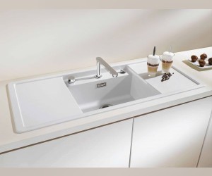 Мойка Blanco Alaros 6 S 517284 с белыми досками, серый беж