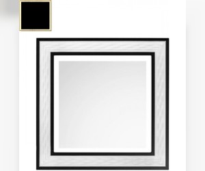 Зеркало Vod-ok Леон 70 цвет черный