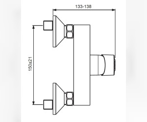 Смеситель VIDIMA Hype BA398AA для душа