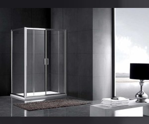 Душевой уголок Gemy Victoria S30192B-A75, 160 х 75 х 190 см, стекло прозрачное