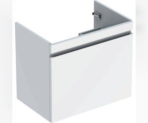 Тумба под раковину Geberit Renova Plan, 67,6 см, цвет белый глянцевый, 869750000