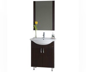 Тумба c раковиной Vod-ok Флай 65 цвет венге