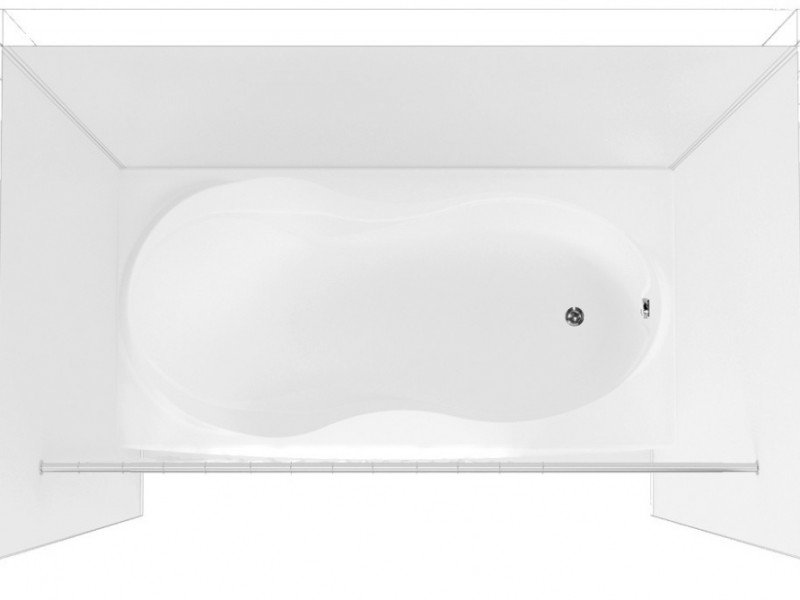 Карниз для ванны Aquanet 00158951 190 см прямой