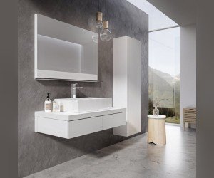 Зеркало Ravak Formy, 120 см, белое, X000001045