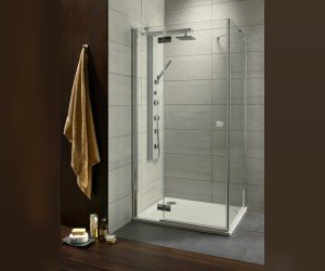 Душевой уголок Radaway Almatea KDJ 90 х 75 х 195 см, стекло прозрачное, профиль хром, L/R